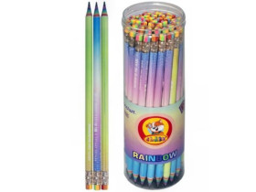 Олівець графіт з гумкою CLASS 146C НВ RAINBOW (48/1728)