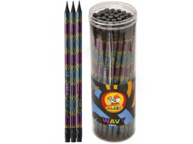 Олівець графіт з гумкою CLASS 147C В Wavy (48/1728)