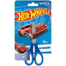 Ножницы детские Kite с резиновыми вставками Kite Hot Wheels HW23-123, 13 см