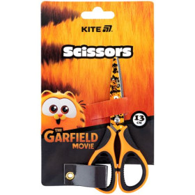 Ножницы детские Kite-148 из резин. вставками, рис. на лезвиях, GF25-148 13см Garfield