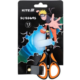 Ножницы детские Kite-148 из резин. вставками, рис. на лезвиях, NR25-148 13см Naruto