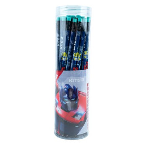 Карандаш графитный Kite с резинкой Transformers TF23-056 (36шт)