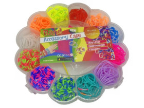 Набор 594-3 для плетения-резинки 550шт. в коробке "Цветок"