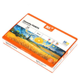 Фарби гуашеві Yes Orange Line 24 кол. 20 мл (6шт) 230434