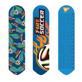 Закладинка 2D Yes "Football", блакитна (10шт) 708141