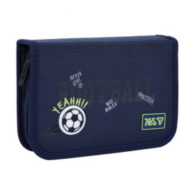 Пенал твердий Yes одинарний з клапаном HP-03 Football 533869