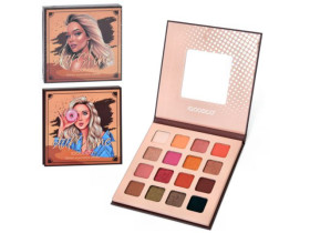 Косметика IG3109A-B тіні, 16 шт., дзеркало, 2 види, кор., 12,5-12,5-1 см