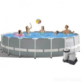 Intex Басейн каркасний 26732 NP 549*122см фільтр-насос 5687 л/год сходи тент підстилка