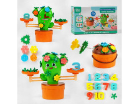 Балансир "Кактус" 60829, цифри, квіти, годинник (18шт.)