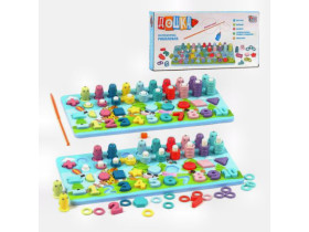 Дошка математична 90135, магнітна риболовля,цифри, сотер (12шт.)