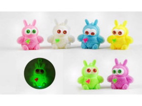 Антистрес 48726 кролики, підсвічування (12шт)