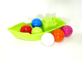 01-117 Лодка з 6 шариками (10шт)