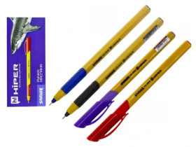 Ручка масляна HO-200 Hiper Shark 0,7мм синя (10шт)