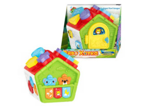 Логічна хатинка 26558 (48/2) "WToys", УКР, казки, пісні, загадки, підсвічувюв коробці