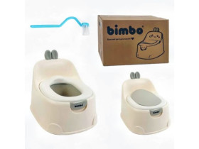 Горщик BM-16101 (1) "Bimbo", знімна м’яка накладка, кришка, щіточка, в коробці