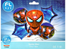 Набір фольгованих куль "Павук", 5 шт., арт. 3301-0069