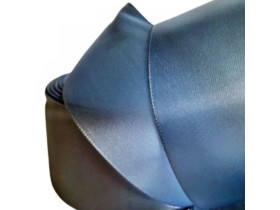 Стрічка атласна, 5 см, блакитна, 33 м