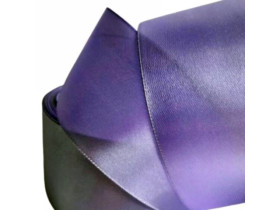 Стрічка атласна, 5 см, світло-лілова, 33 м