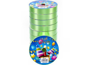 Стрічка поліпропіленова, 18 мм × 10 м, зелена, арт. 13-178 (10 шт.)