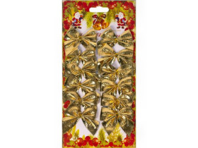 Бантики 12шт 12-163 золоті 5,5*5,5см