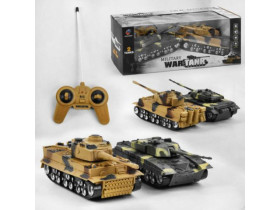 Танковий бій на радіокеруванні 369-23 2 танки, світяться фари, 2 акумулятори 3,7 V