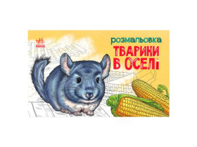 Розмальовка з тваринами : Тварини в оселі (у)(29.9)