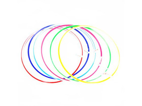 0170 Обруч "Радуга 2" серед. 75см (10шт)