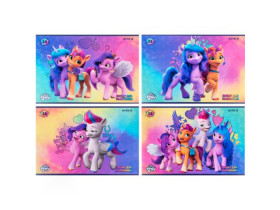 Альбом для малювання Kite, 24 арк., LP24-242 скоба, УФ лак + глітер