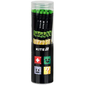 Карандаш графитный Kite с резинкой, трехгранный Multiplayer K25-046-1 (36шт)