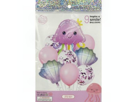 Набір повітряних куль 9шт для створення фотозони 1404-65/ZTZ-020 (1уп)