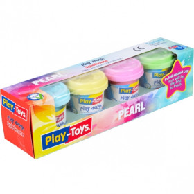 Пласт.тісто "Play-Toys" Pearl 4х50г.арт 4123