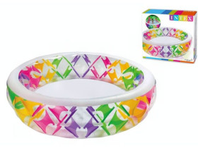 Басейн 56494 Intex,надувне дно, 229*57см (2шт) 1200л