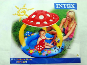Бассеин 57407 (6шт) детский с навесом-грибок