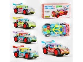 Машина на батарейках 56350 "WToys" УКРАЇНСЬКОЮ МОВОЮ, світло, звук, рухомі елементи