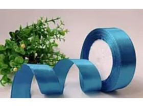 Стрічка атласна №27 світло-блакитна 2,5см*36у (5шт)