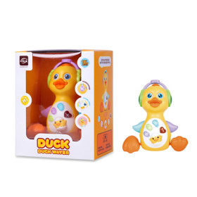 Музыкальная игрушка 8862A (18шт) утка,,муз,звук,ездит,в кор-ке,17,5-21,5-14см
