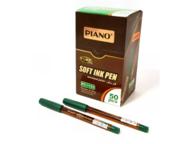 Ручка масляна PT-1153 Piano зелена (50шт)