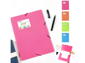 Папка пластикова A4 на гумці К4161, Імп (12 шт.)