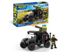Конструктор IBLOCK PL-921-488 Армія UTV 203дет 37,5*6*25*5см