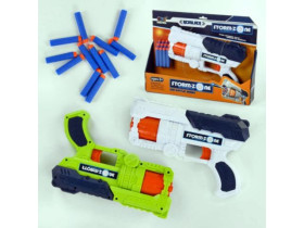 Пістолет Z 1166 А (48шт) м\'які пулі.в коробці