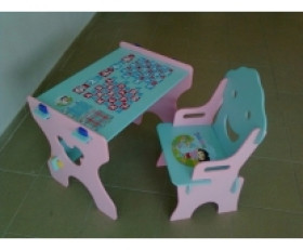 Парта W 015 (1шт) со стульчиком