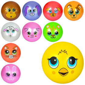 Мяч детский MS 1587 (144шт) 7дюймов, радуга, 70г