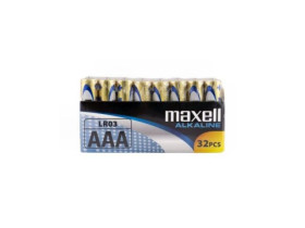 Батарейка лужна Maxell Alkaline LR 03 AAA Shrink (32шт)