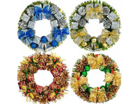 Вінок новорічний D22см 86-22