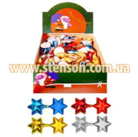 Зірочки на ялинку 157, 8cm 2шт/св 80св/кор (4уп)