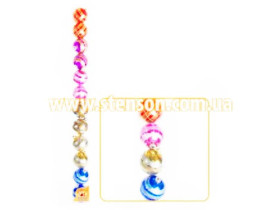 Шари ялинкові 313, 6см в коробці 12шт (72уп)