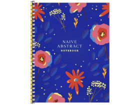 Блокнот В6 6063К кл.пруж.тисн.фольг.80арк Школярик (3/60)