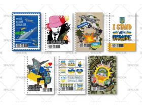 "А" Блокнот А6, 80арк. пружина збоку  Б-Л6-80 (10шт)