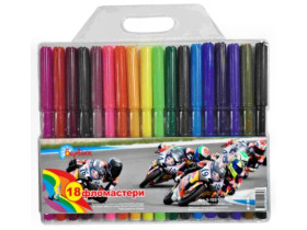 Фломастери 18кол. Барвінок 5-103 (12/144)