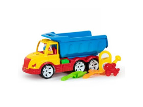 Самоскид 009/17 Mati лійка,лопата,граблі.пасочка (3шт)